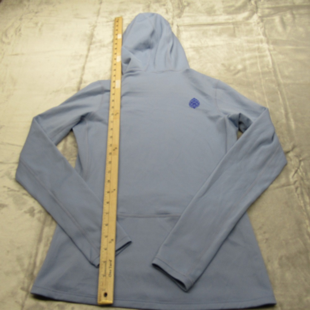Stio Hoodie Women Small Blue Natural Power Logo Pullover Run Jog Hike Activewear - Picture 7 of 12